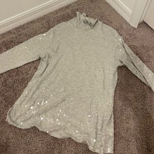 Never worn sequin turtle neck from Express size XL